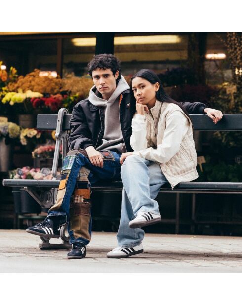 Sneakers Samba Vegan in gomma bianca