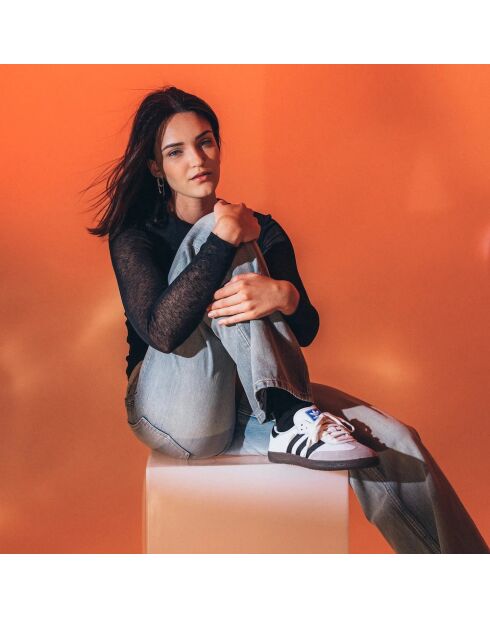 Sneakers Samba Vegan in gomma bianca