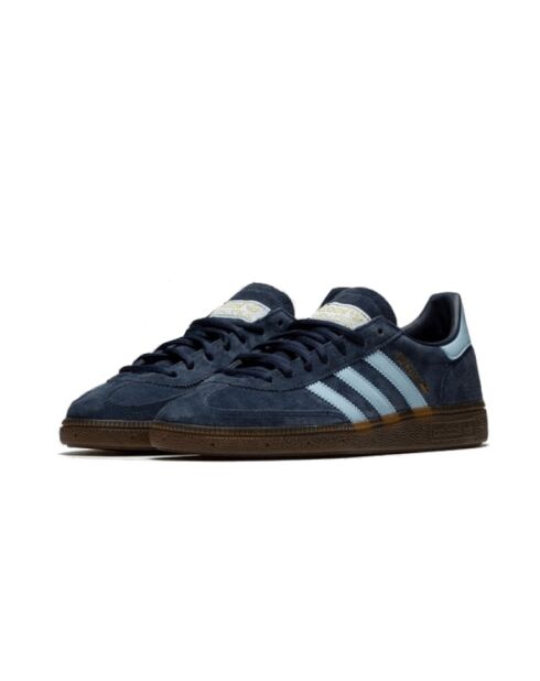 Baskets en cuir suédé Handball Spezial navy gum