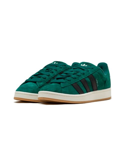 Campus 00s Collegiate groen/zwarte suède sneakers