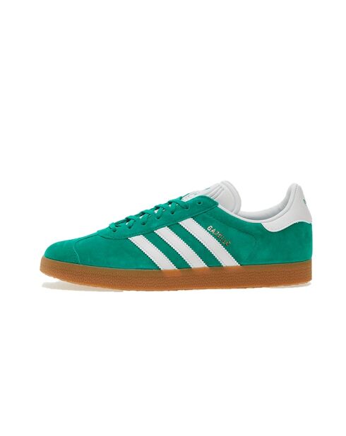 Sneakers Gazelle Court in pelle verde/bianche
