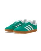 Sneakers Gazelle Court in pelle verde/bianche