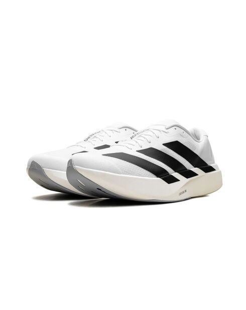 Adizero Evo SL grau/weiß/schwarz Mesh-Sneaker