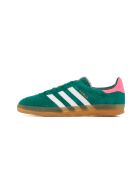 Gazelle Indoor Collegiate groen/roze suède sneakers