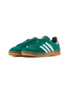 Gazelle Indoor Collegiate groen/roze suède sneakers