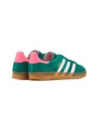 Gazelle Indoor Collegiate groen/roze suède sneakers