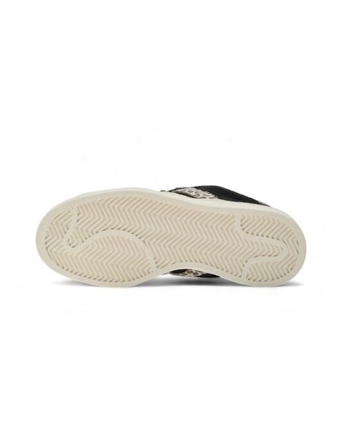 Campus 00s zwarte sneakers van suède met luipaardprint