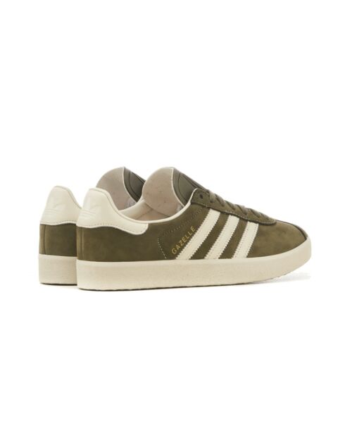 Baskets en cuir suédé Gazelle 85  vert olive