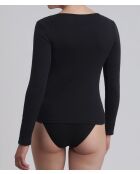 T-shirt en cotton Liberty noir