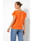 T-Shirt anisia saumon peche