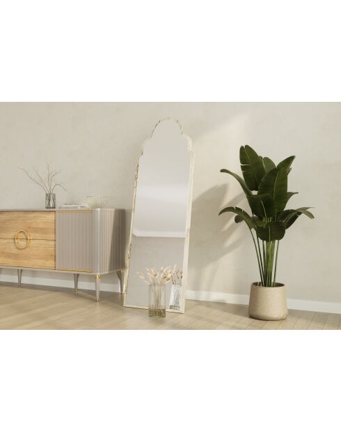 Miroir Şahmaran marbre d'éphèse - 50x160x2,2 cm