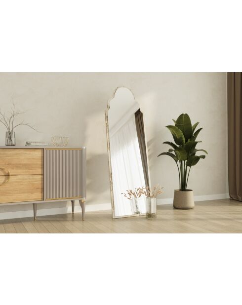 Miroir Şahmaran marbre d'éphèse - 50x160x2,2 cm