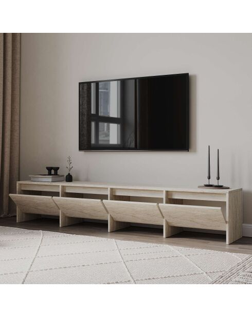 Mueble TV Laris 180 travertino - 180x40x35 cm