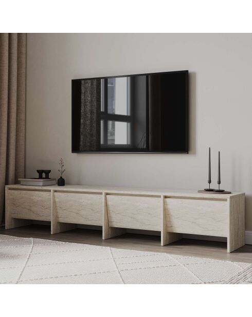 Mueble TV Laris 180 travertino - 180x40x35 cm