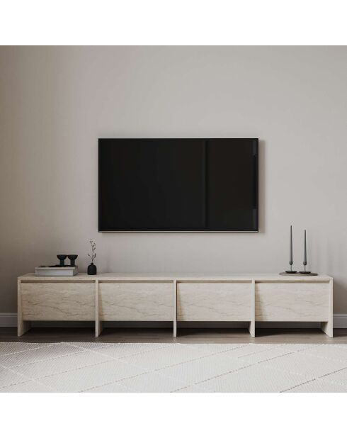 Mueble TV Laris 180 travertino - 180x40x35 cm