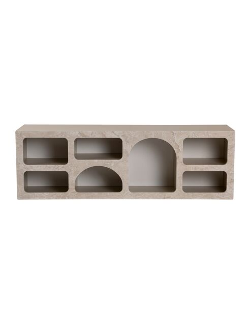 Console Ferlis travertin - 160x51x40 cm