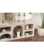 Consola travertino Ferlis - 160x51x40 cm