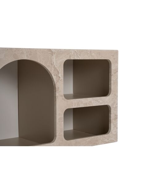 Console Ferlis travertin - 160x51x40 cm