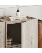 Meuble TV Lowen travertin - 180x46x35 cm