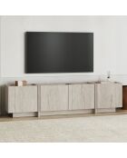 Meuble TV Lowen travertin - 180x46x35 cm