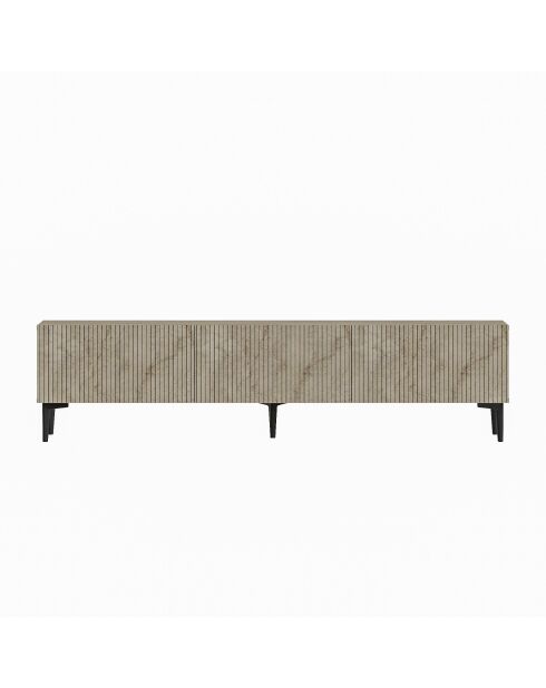 Meuble TV Oscar travertin - 180x45x31,4 cm