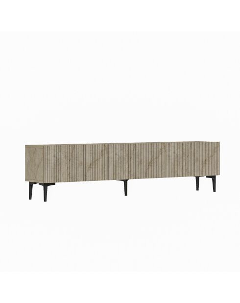 Meuble TV Oscar travertin - 180x45x31,4 cm