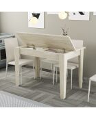 Kiev travertin keukentafel - 110x75x72 cm