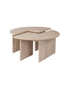 Set di 2 tavolini da caffè l90 cm - moira