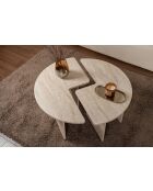 Set di 2 tavolini da caffè l90 cm - moira