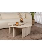 Set di 2 tavolini da caffè l90 cm - moira
