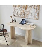 Bureau Infini travertin - 120x75x60 cm