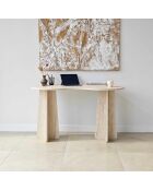 Bureau Infini travertin - 120x75x60 cm