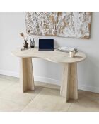 Bureau Infini travertin - 120x75x60 cm