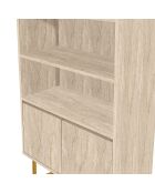 Bibliothèque Laxus Rea traverten - 80x182x36 cm