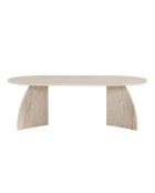 Tavolino Melina in travertino - 120x40x60 cm