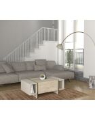 Salontafel Veyron travertijn/zandsteen - 103,8x37,3x60 cm