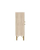 Multilux-Travertin-Multifunktionsschrank - 95x111x36 cm