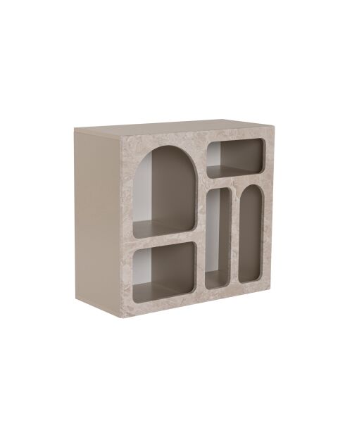 Consolle Lessa in travertino - 80x74x37 cm