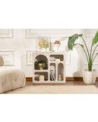 Lessa Travertin-Konsole - 80x74x37 cm