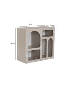 Lessa Travertin-Konsole - 80x74x37 cm