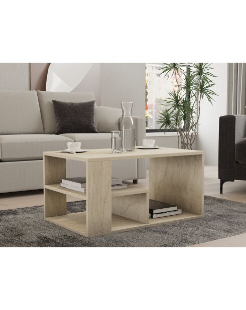 Salontafel Eros travertin - 80x50x40 cm