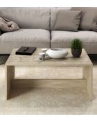 Table basse Lenna travertin - 90x41,4x60 cm