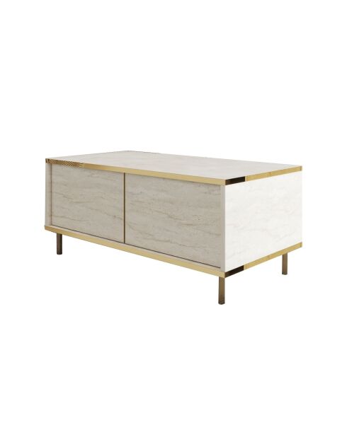 Table basse Imaj travertin - 90x40x45 cm