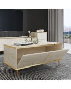 Table basse Imaj travertin - 90x40x45 cm