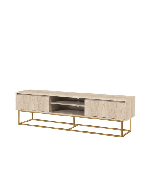 Mueble TV Rodez 180 travertino - 180x50x40 cm