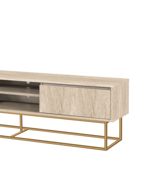 Mueble TV Rodez 180 travertino - 180x50x40 cm