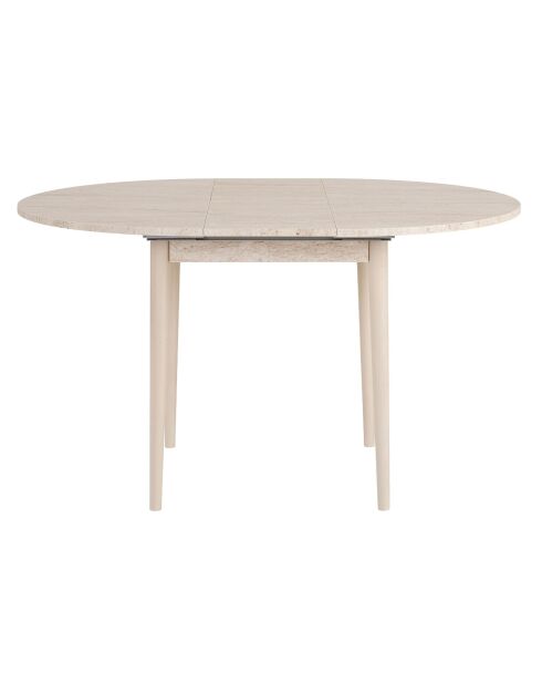 Tavolo da pranzo allungabile Viona Travertin/Rovere - 100x75x100 cm
