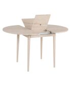 Tavolo da pranzo allungabile Viona Travertin/Rovere - 100x75x100 cm