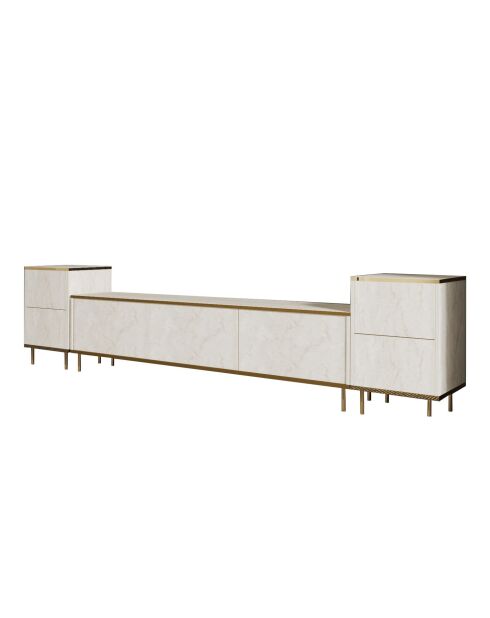 Meuble TV Imaj travertin - 180x45,2x35 cm