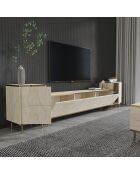 Meuble TV Imaj travertin - 180x45,2x35 cm
